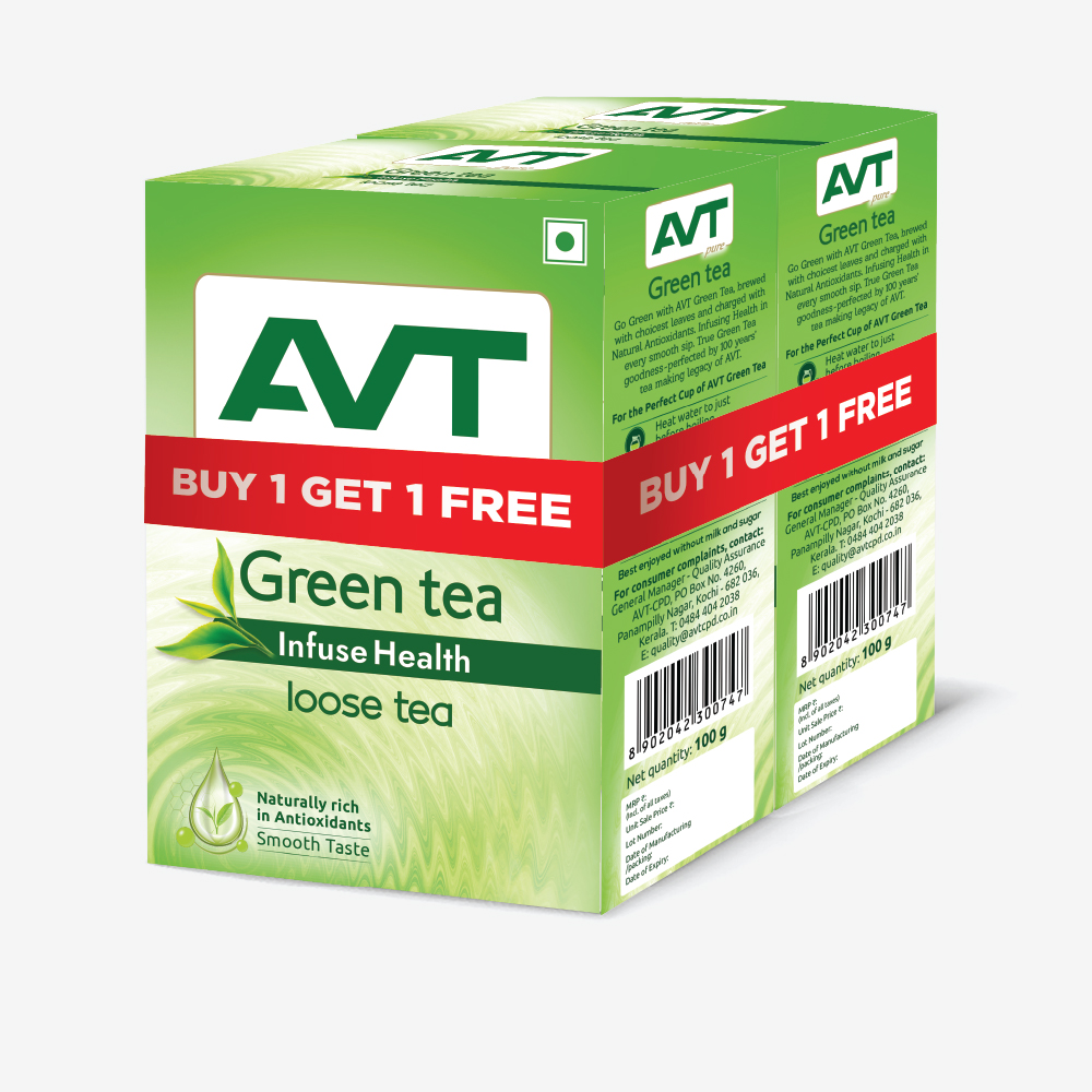 Buy 1 Get 1 AVT Green Tea 100g