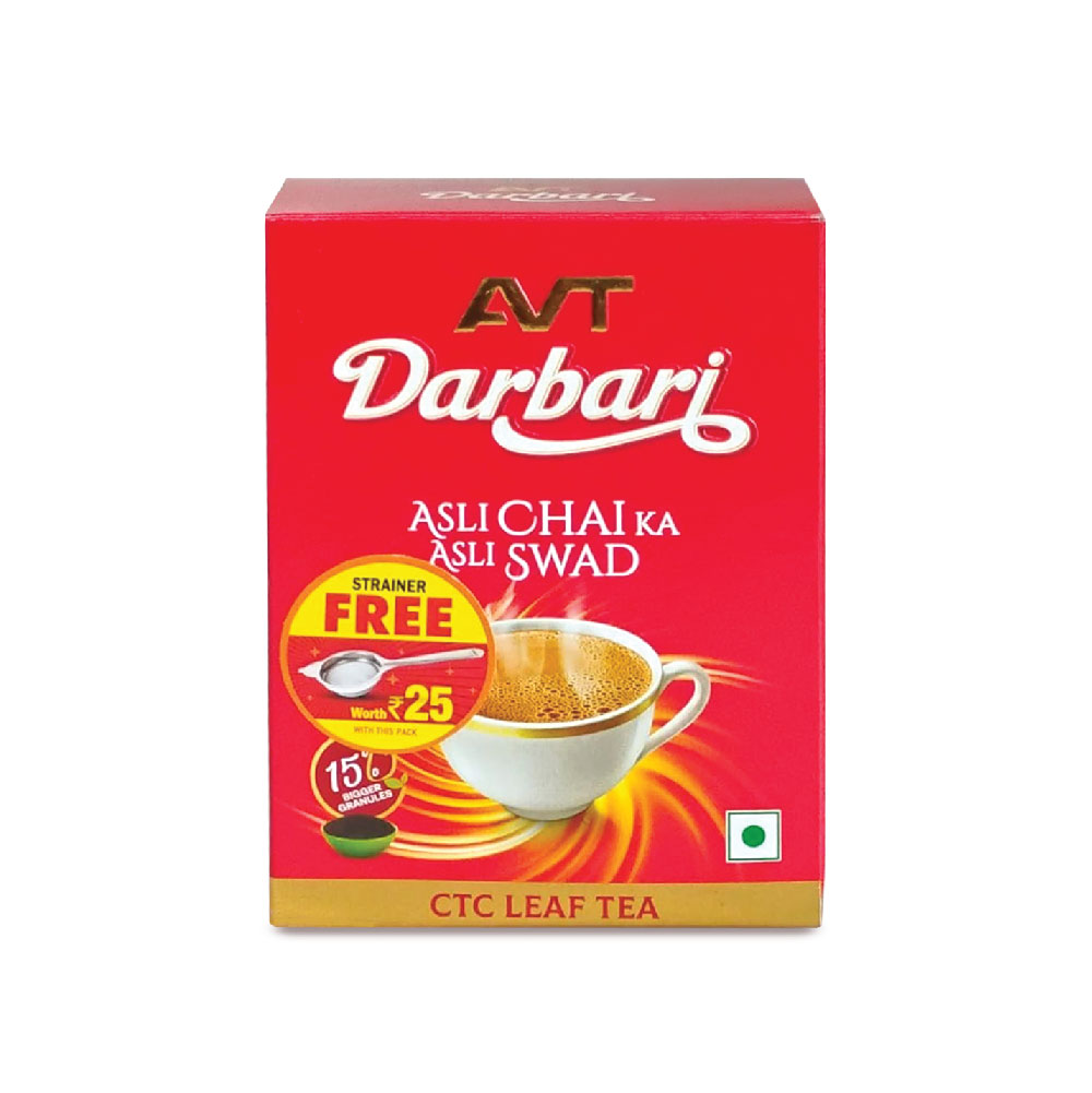 Free Strainer with AVT Darbari 250g